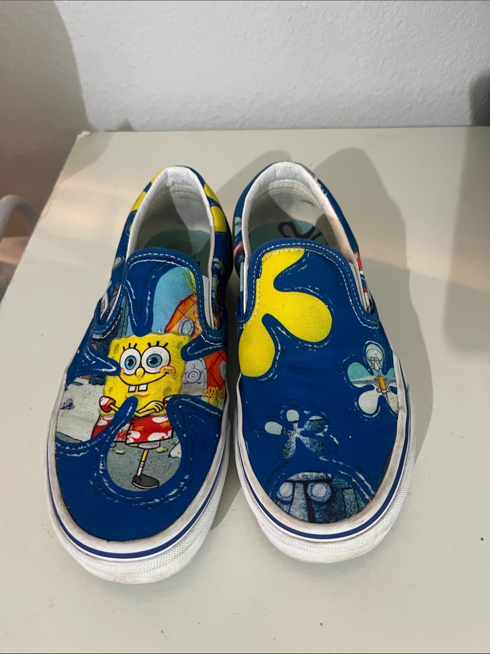 Vans SpongeBob SquarePants Slip on Shoes Mens 3.5 Women’s 5 - Picture 3 of 12